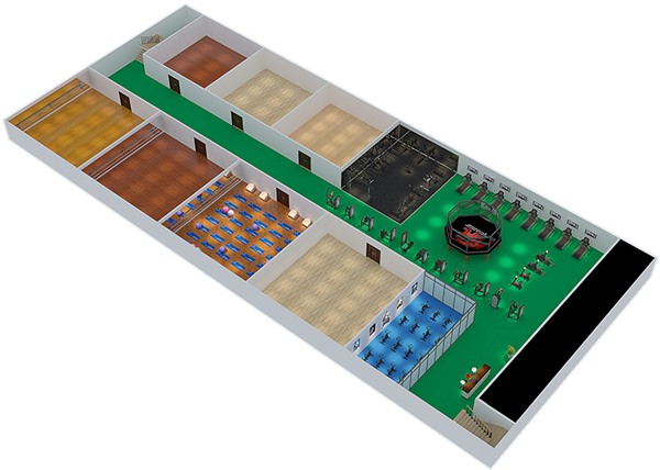 1800平方健身房配置方案-广西星空xk体育健身器材有限公司 1800平方健身房配置方案-广西星空xk体育健身器材有限公司