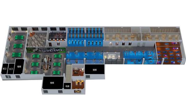 1200平方健身房配置方案-广西星空xk体育健身器材有限公司 1200平方健身房配置方案-广西星空xk体育健身器材有限公司